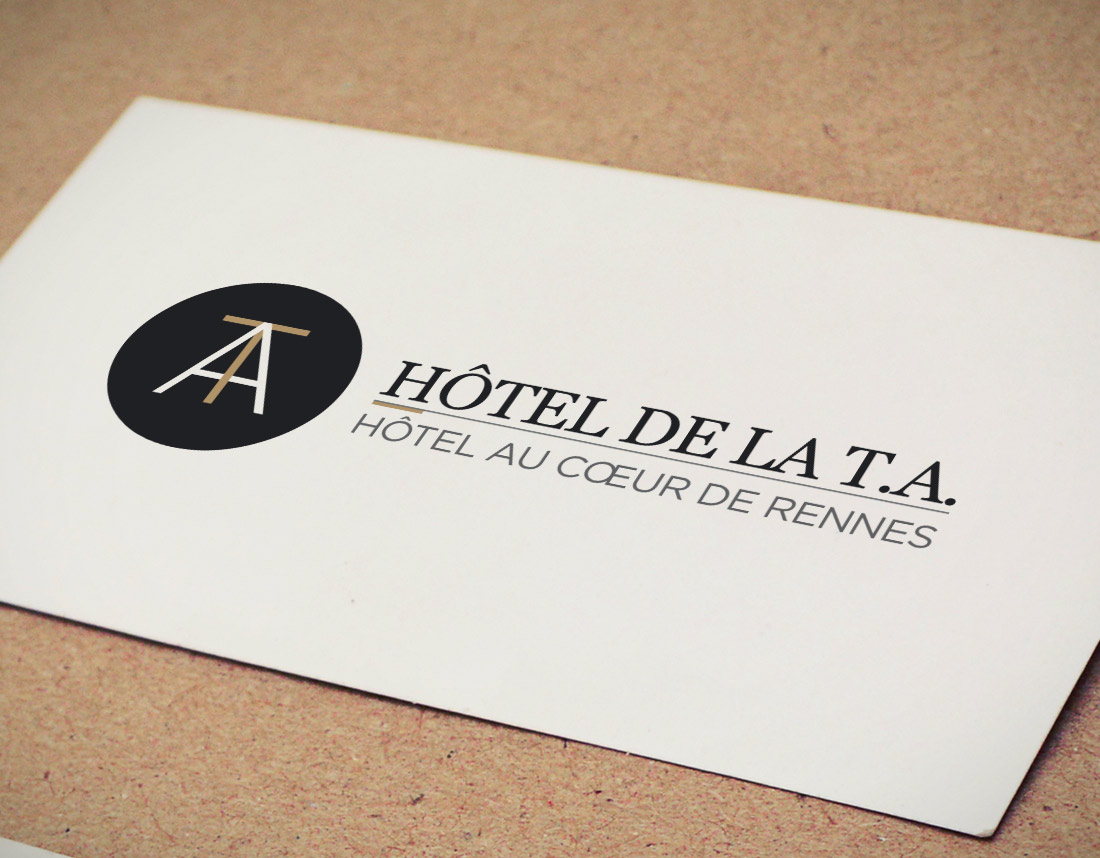 Logo hôtel, identité graphique, tourisme