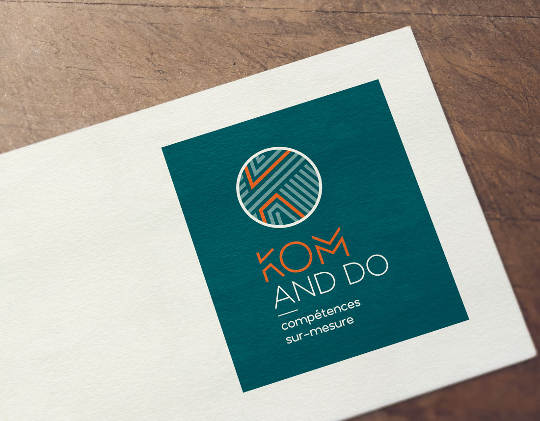 Création du logo de la société Kom & Do qui propose du partage de compétences.