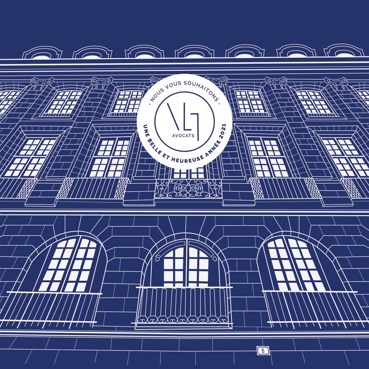 Cabinet VLH suzette creation carte voeux cabinet vlh 2021