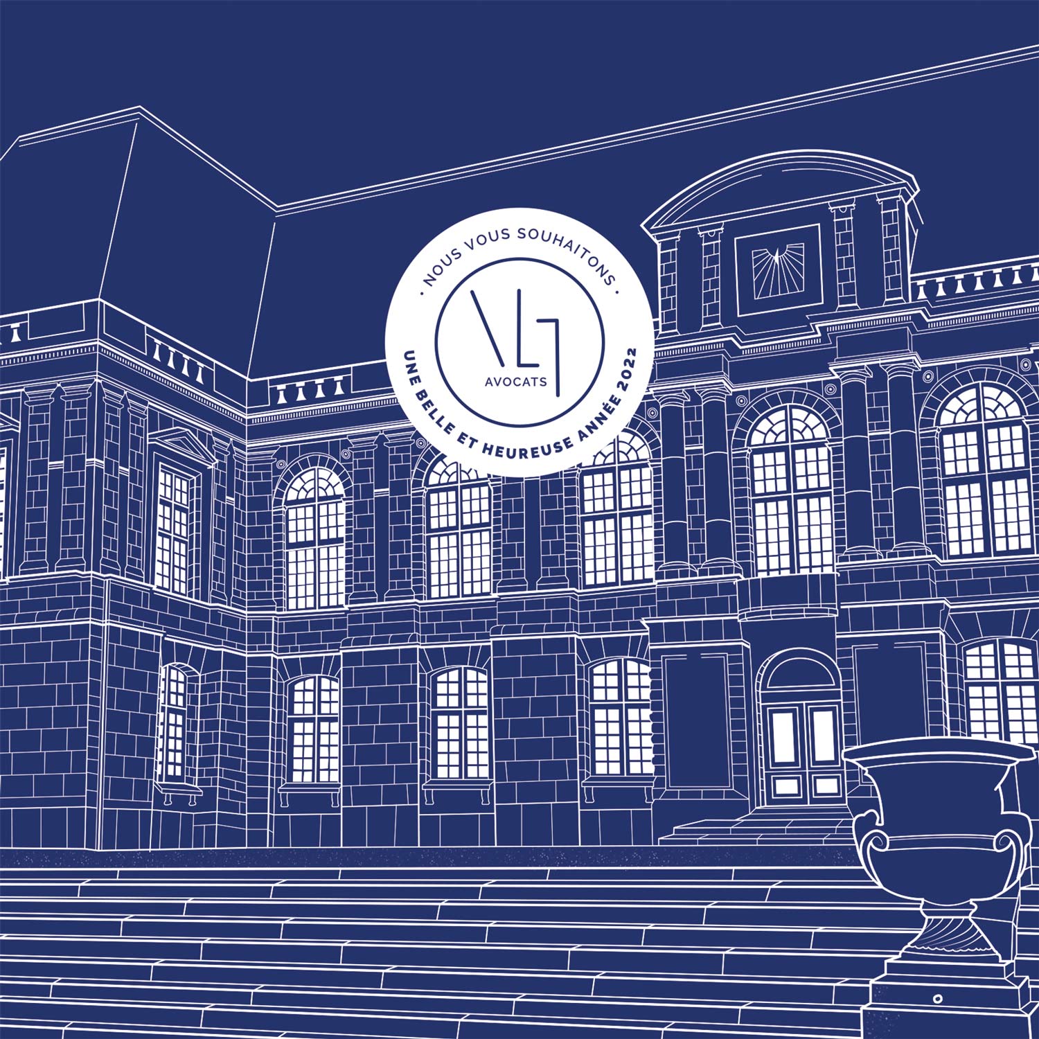 Cabinet VLH suzette creation carte voeux cabinet vlh 2022