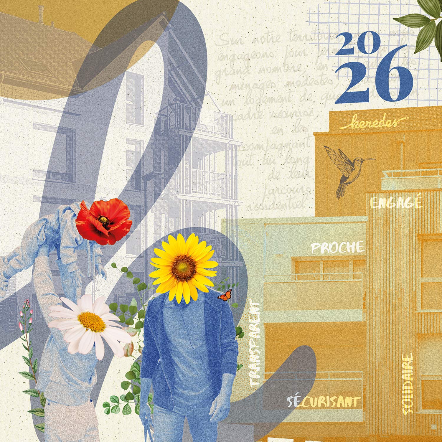 creation graphique carte de voeux rennes keredes